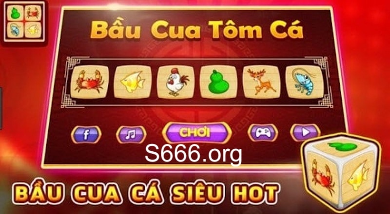 lắc bầu cua tôm cá